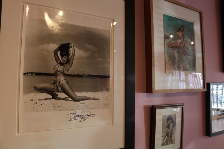 Bettie Page as photographed by Yeager.