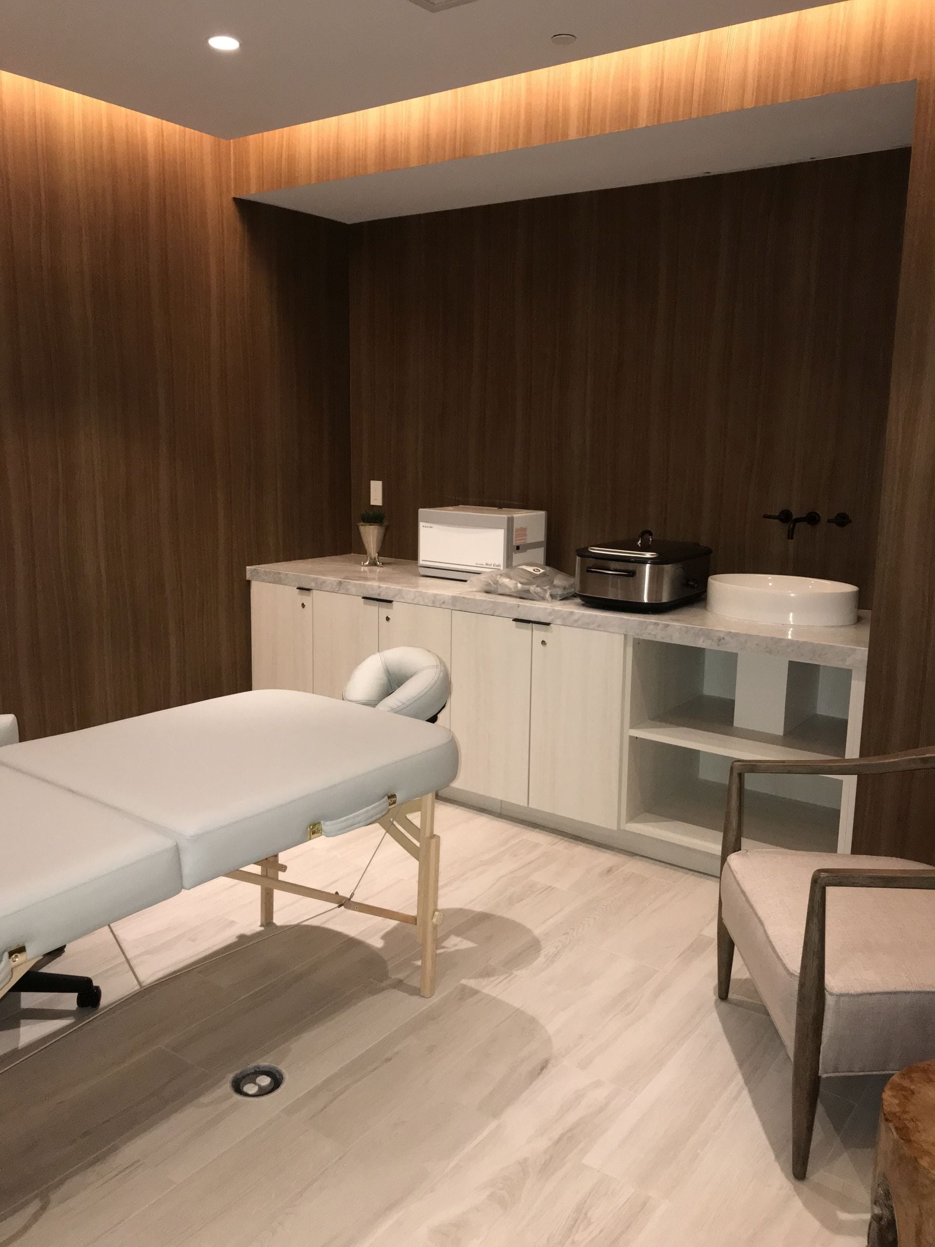 spa treatment room at park grove spa treatment room at park grove