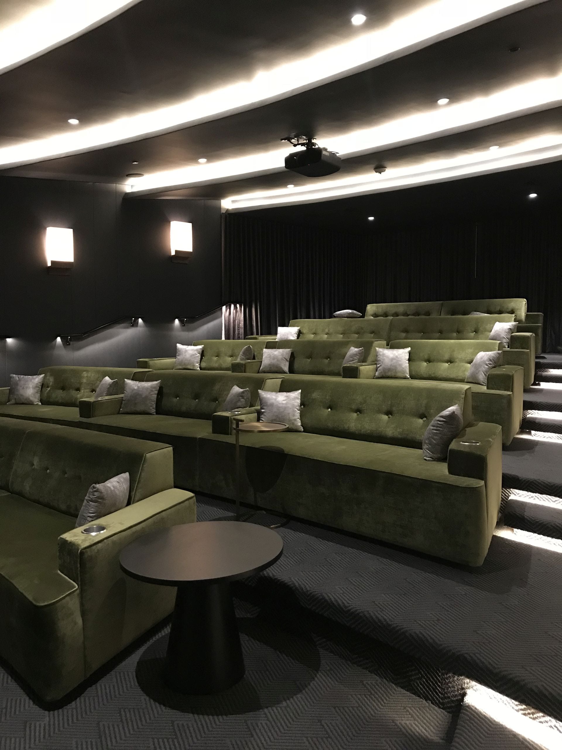 private screening room at Park Grove private screening room at Park Grove