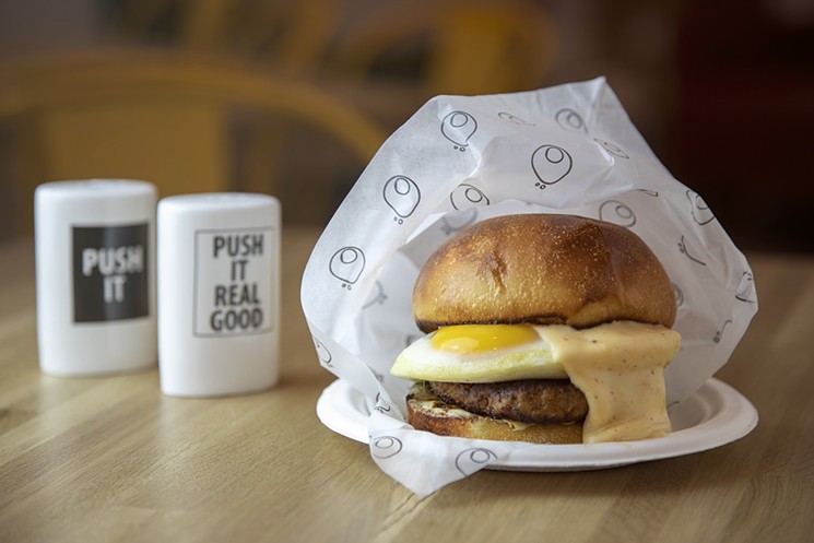 Laid Fresh serves breakfast and brunch all day.