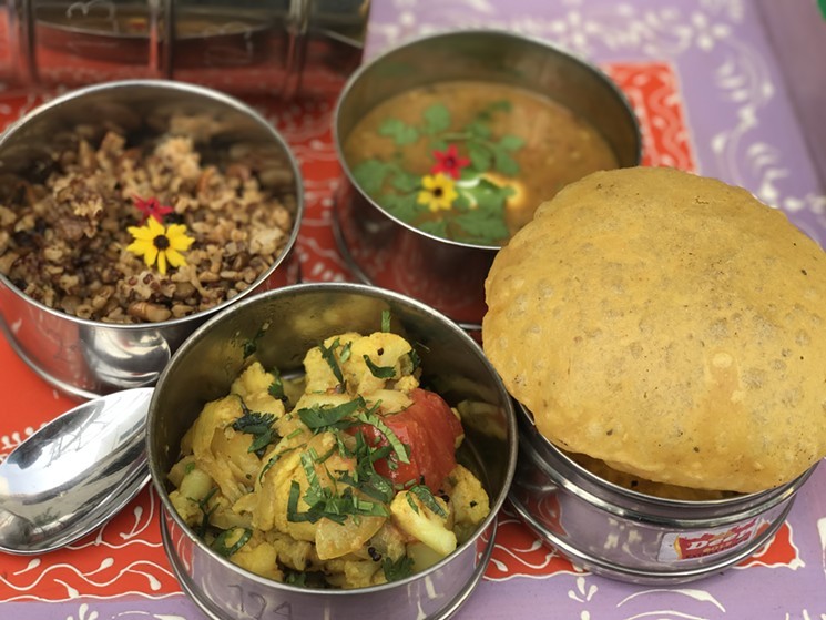 Dishes at Ghee.