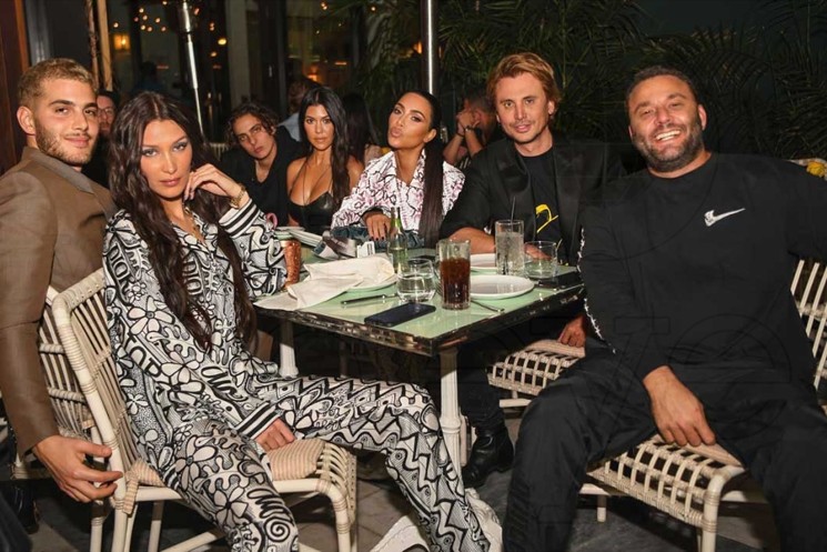 Fai Khadra, Bella Hadid, Kourtney & Kim Kardashian, Foodgod, & David Grutman