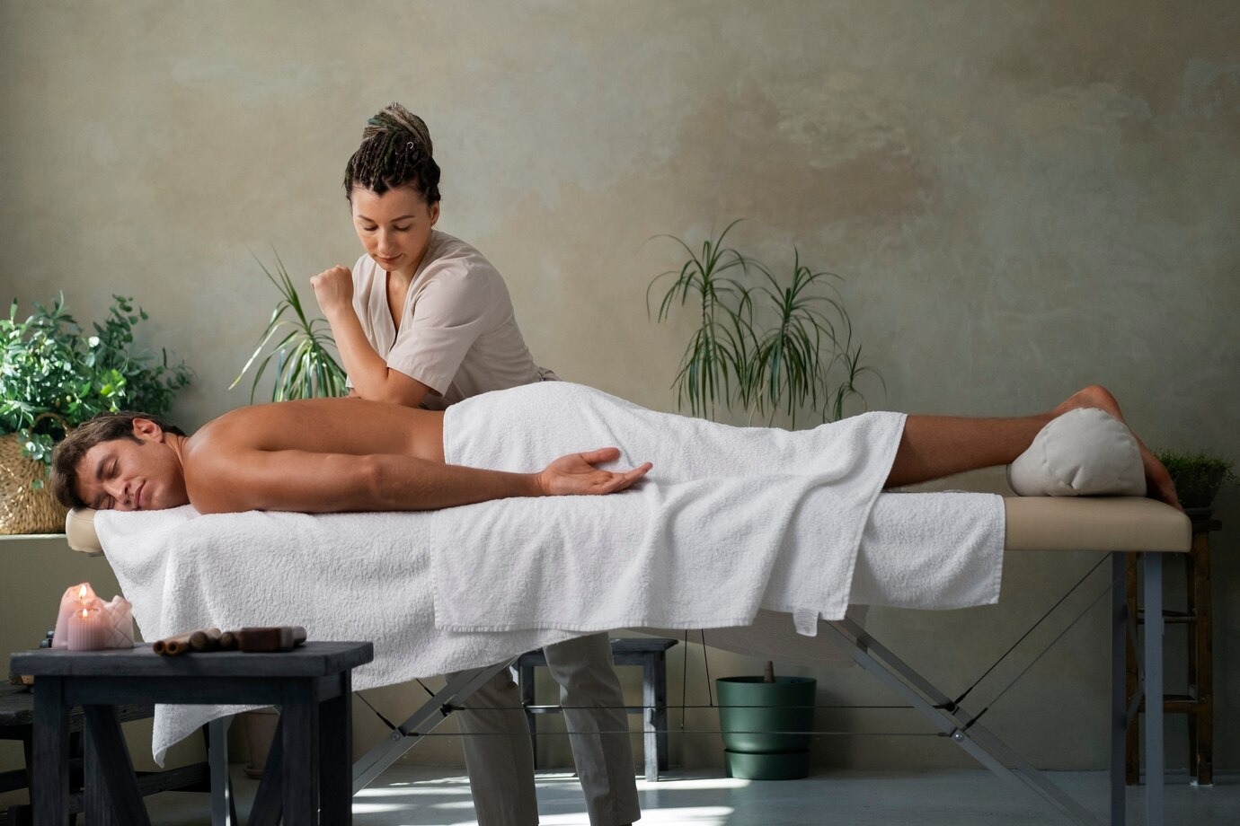 part-time massage therapist