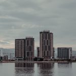 Kota Kinabalu skyline and waterfront in Sabah, Malaysia, representing urban growth and regional development.